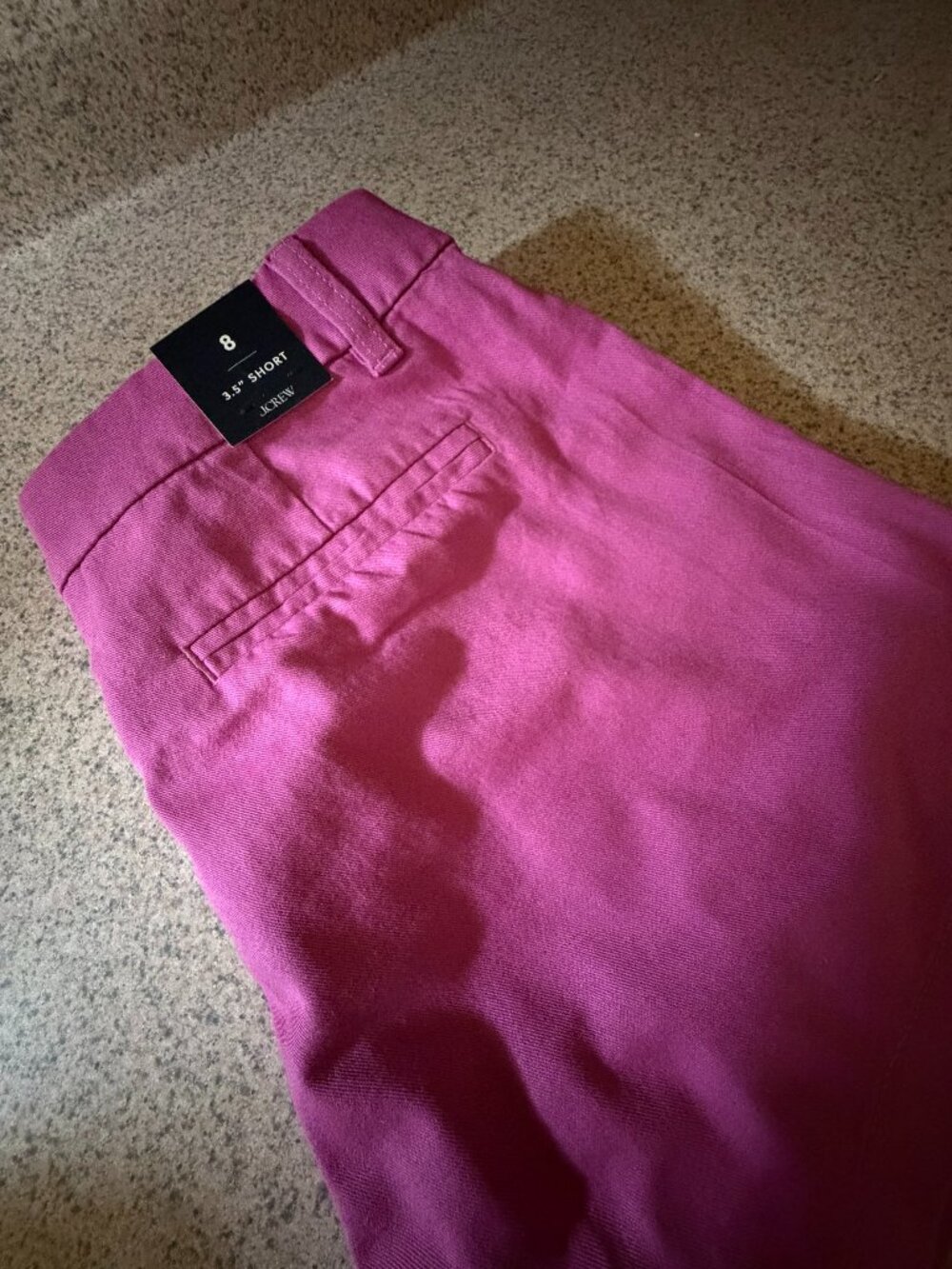 NWT! J.Crew Factory Women’s 3.5” Fuchsia Chino Shorts - Size 8